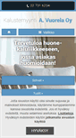 Mobile Screenshot of kalustevuorela.fi